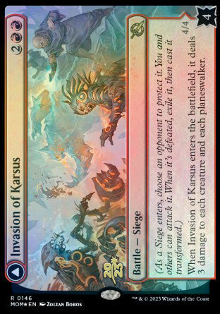 Invasion of Karsus // Refraction Elemental [March of the Machine Prerelease Promos] | The Time Vault CA