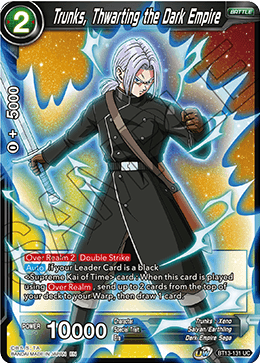 Trunks, Thwarting the Dark Empire (Uncommon) (BT13-131) [Supreme Rivalry] | The Time Vault CA