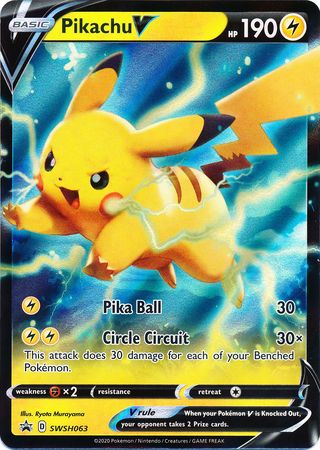 Pikachu V (SWSH063) [Sword & Shield: Black Star Promos] | The Time Vault CA