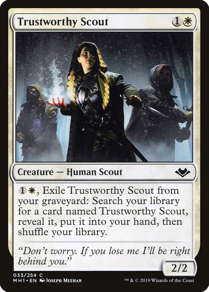 Trustworthy Scout [Modern Horizons] | The Time Vault CA