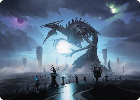 Blue Sun's Twilight Art Card [Phyrexia: All Will Be One Art Series] | The Time Vault CA