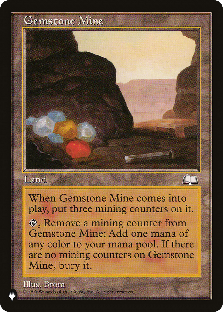 Gemstone Mine (WTH) [The List] | The Time Vault CA