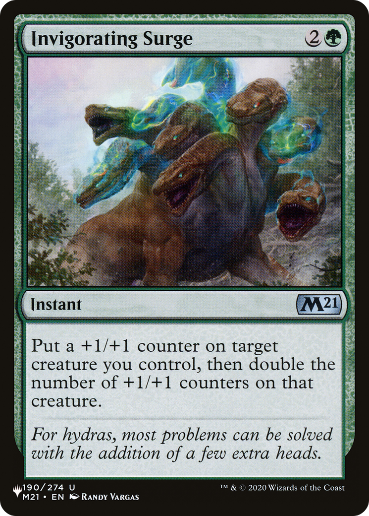 Invigorating Surge [The List] | The Time Vault CA