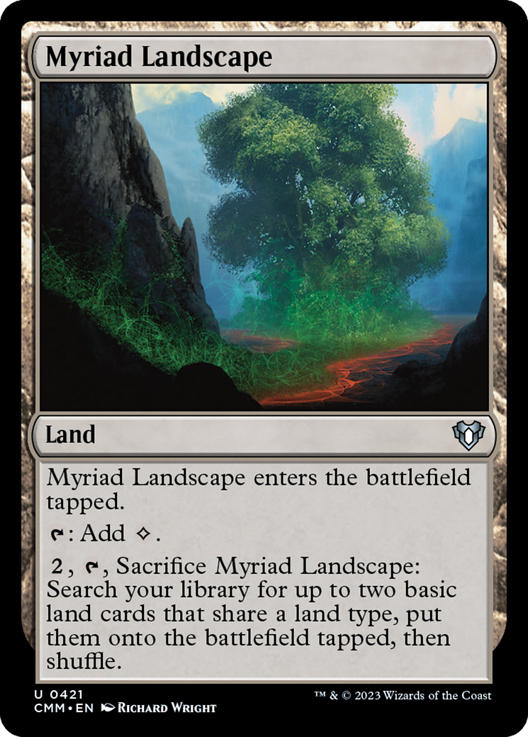 Myriad Landscape [Commander Masters] | The Time Vault CA