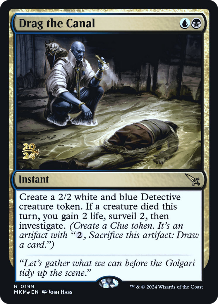 Drag the Canal [Murders at Karlov Manor Prerelease Promos] | The Time Vault CA