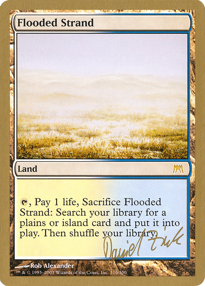 Flooded Strand (Daniel Zink) [World Championship Decks 2003] | The Time Vault CA