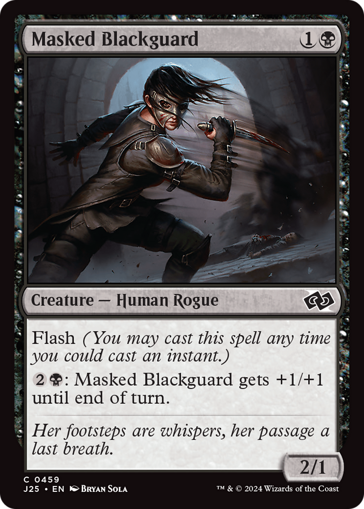Masked Blackguard [Foundations Jumpstart] | The Time Vault CA