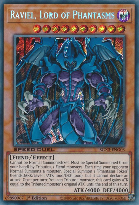 Raviel, Lord of Phantasms [SGX3-ENG03] Secret Rare | The Time Vault CA