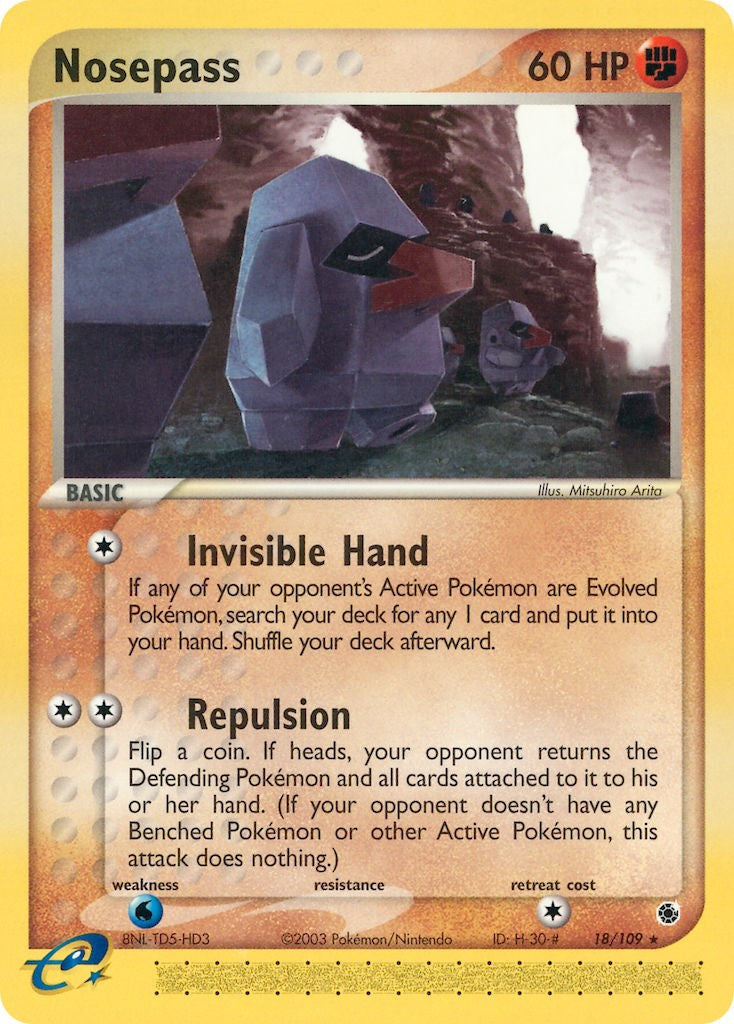 Nosepass (18/109) [EX: Ruby & Sapphire] | The Time Vault CA