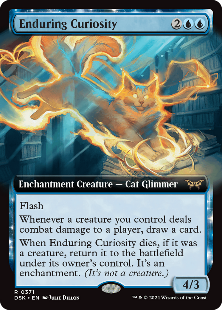 Enduring Curiosity (Extended Art) [Duskmourn: House of Horror] | The Time Vault CA
