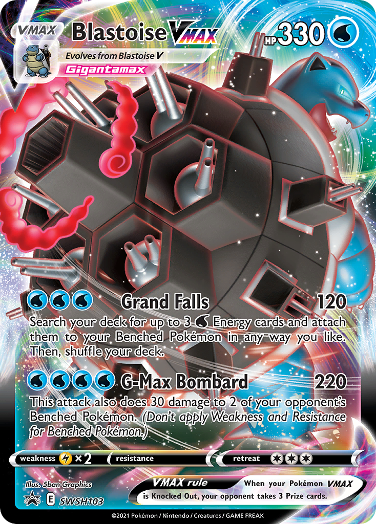 Blastoise VMAX (SWSH103) [Sword & Shield: Black Star Promos] | The Time Vault CA