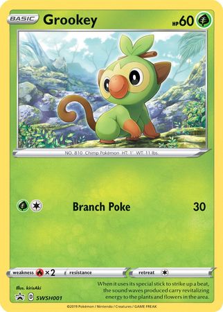 Grookey (SWSH001) [Sword & Shield: Black Star Promos] | The Time Vault CA