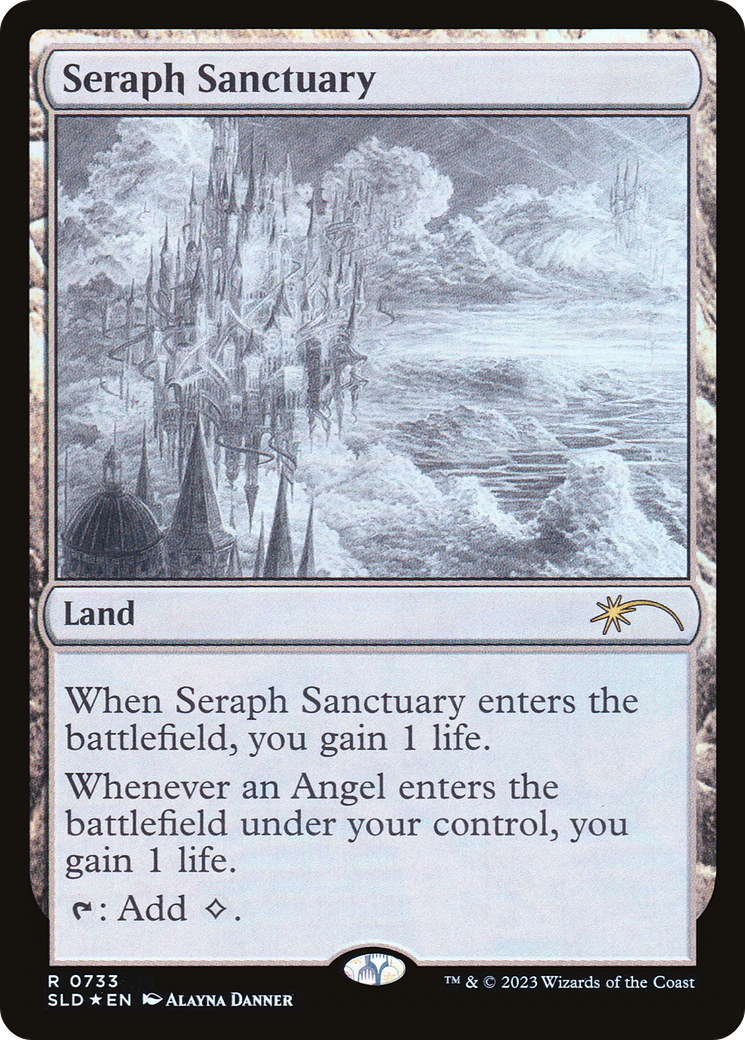 Seraph Sanctuary (Sketch) [Secret Lair Drop Promos] | The Time Vault CA