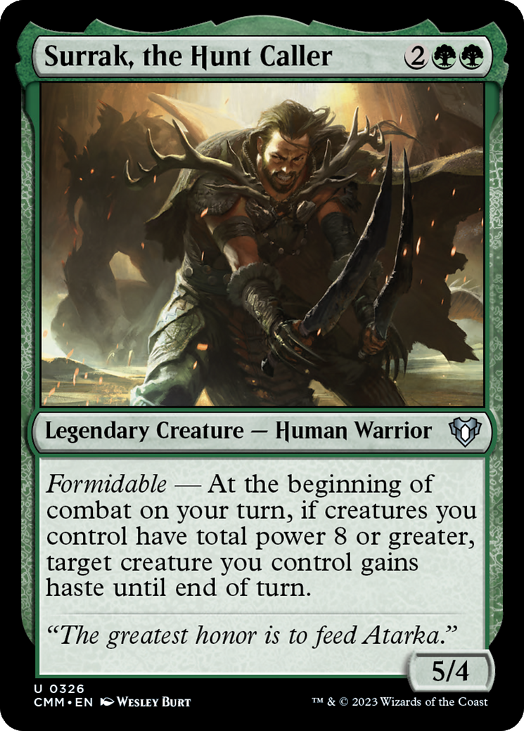 Surrak, the Hunt Caller [Commander Masters] | The Time Vault CA