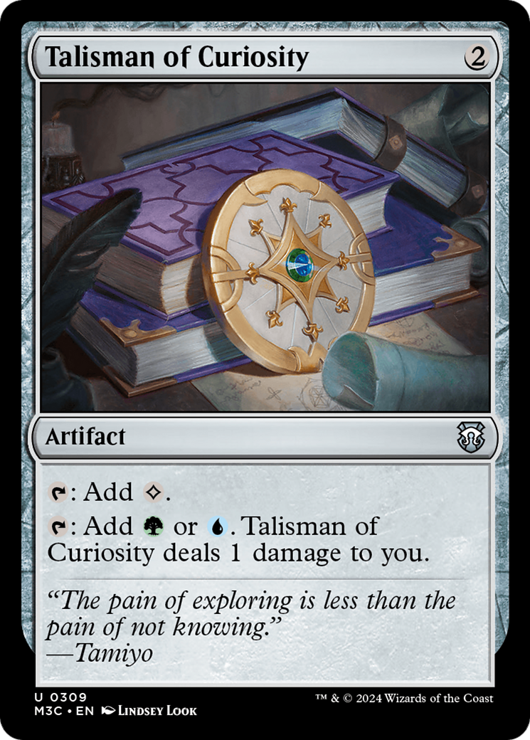 Talisman of Curiosity (Ripple Foil) [Modern Horizons 3 Commander] | The Time Vault CA