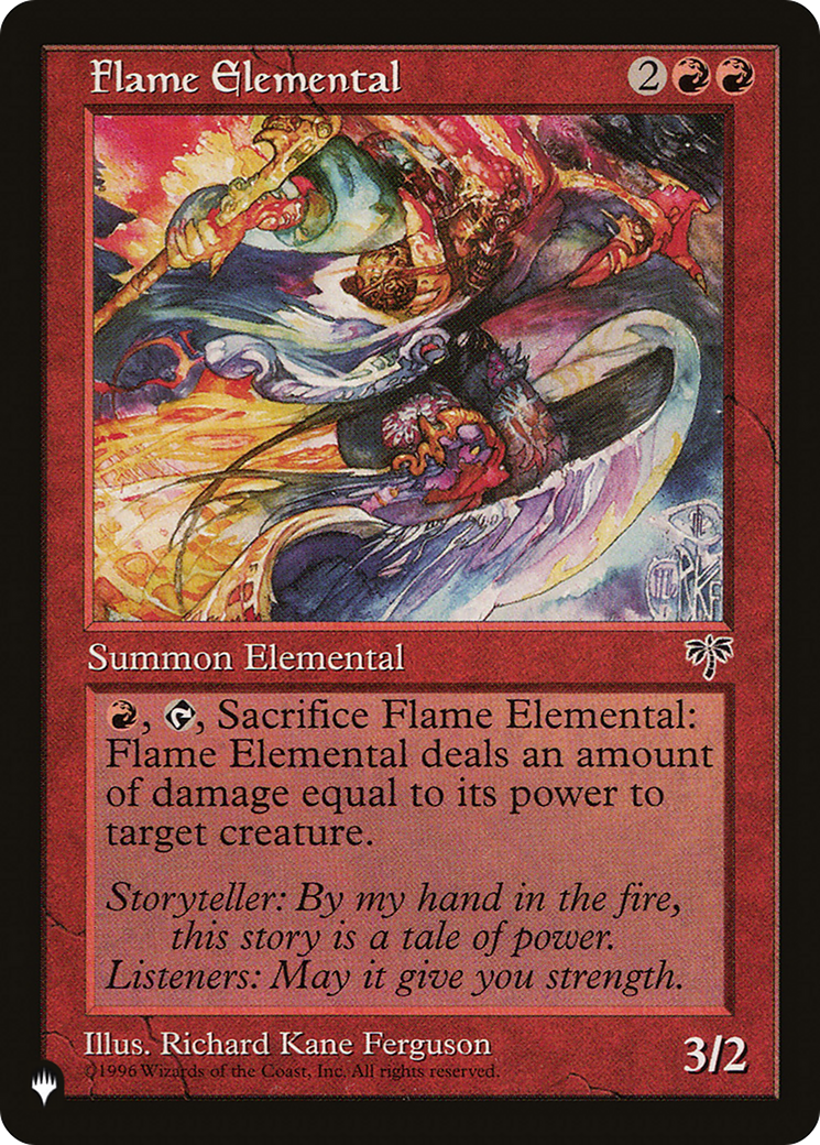 Flame Elemental [The List] | The Time Vault CA