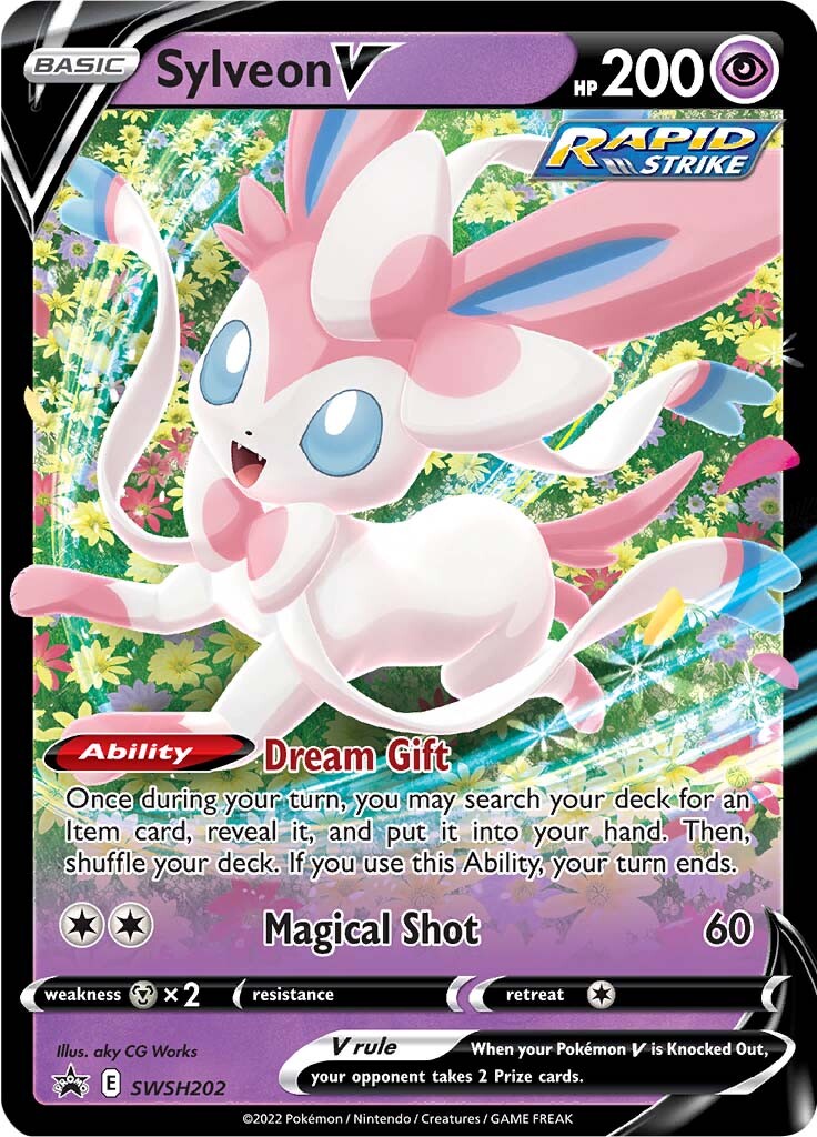 Sylveon V (SWSH202) [Sword & Shield: Black Star Promos] | The Time Vault CA