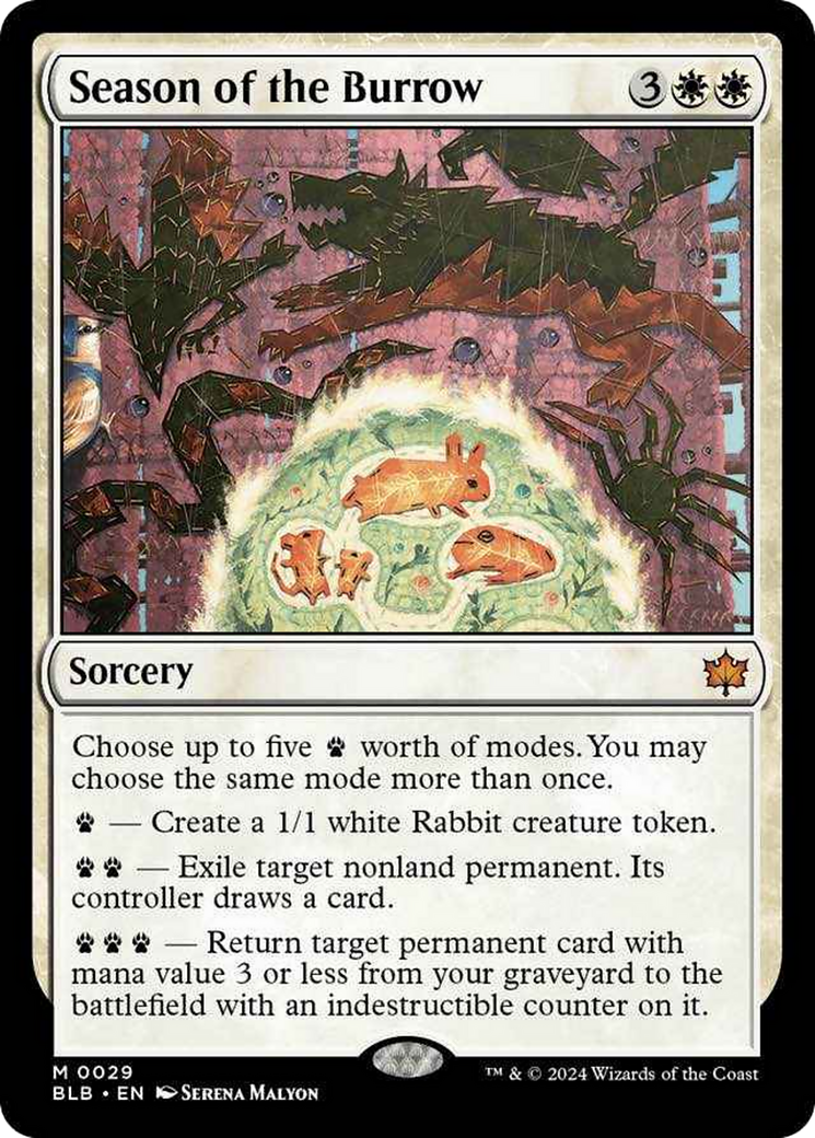 Season of the Burrow [Bloomburrow] | The Time Vault CA