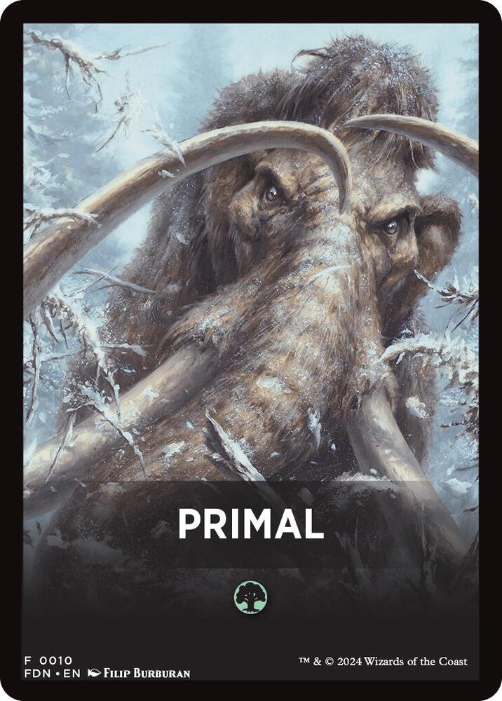 Primal Theme Card [Foundations Tokens] | The Time Vault CA