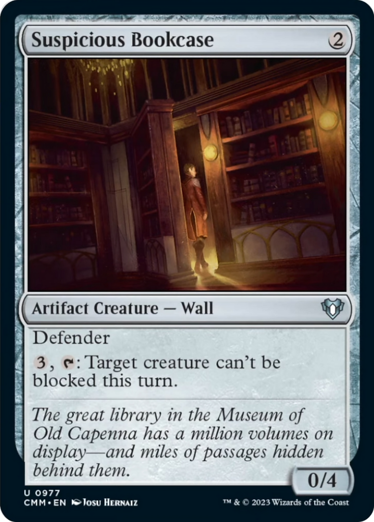 Suspicious Bookcase [Commander Masters] | The Time Vault CA