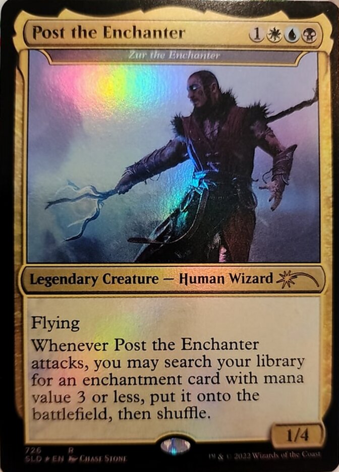 Zur the Enchanter - Post the Enchanter [Secret Lair Drop Promos] | The Time Vault CA