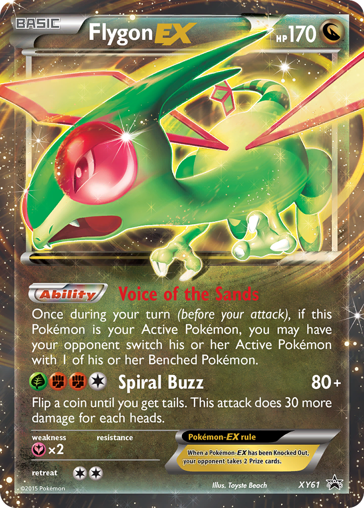 Flygon EX (XY61) [XY: Black Star Promos] | The Time Vault CA