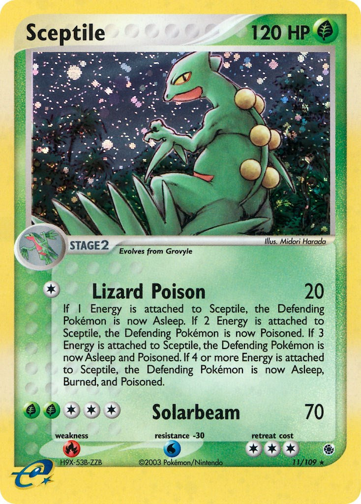 Sceptile (11/109) [EX: Ruby & Sapphire] | The Time Vault CA