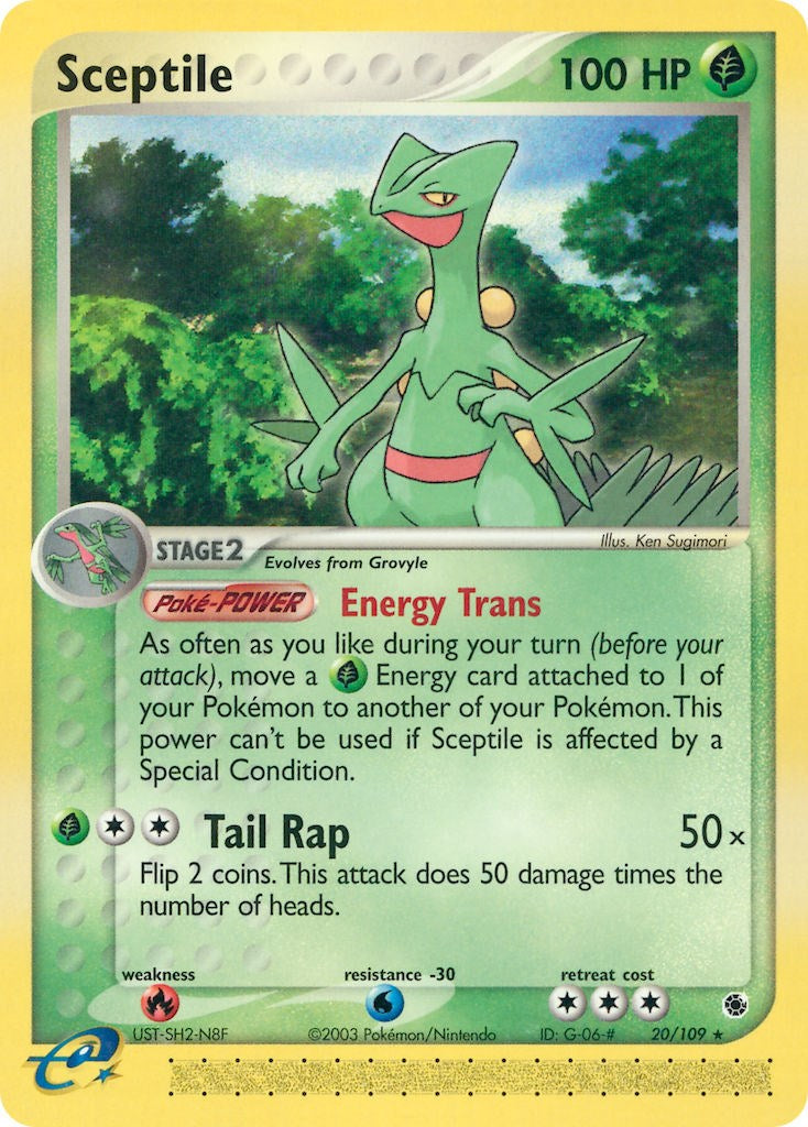 Sceptile (20/109) [EX: Ruby & Sapphire] | The Time Vault CA