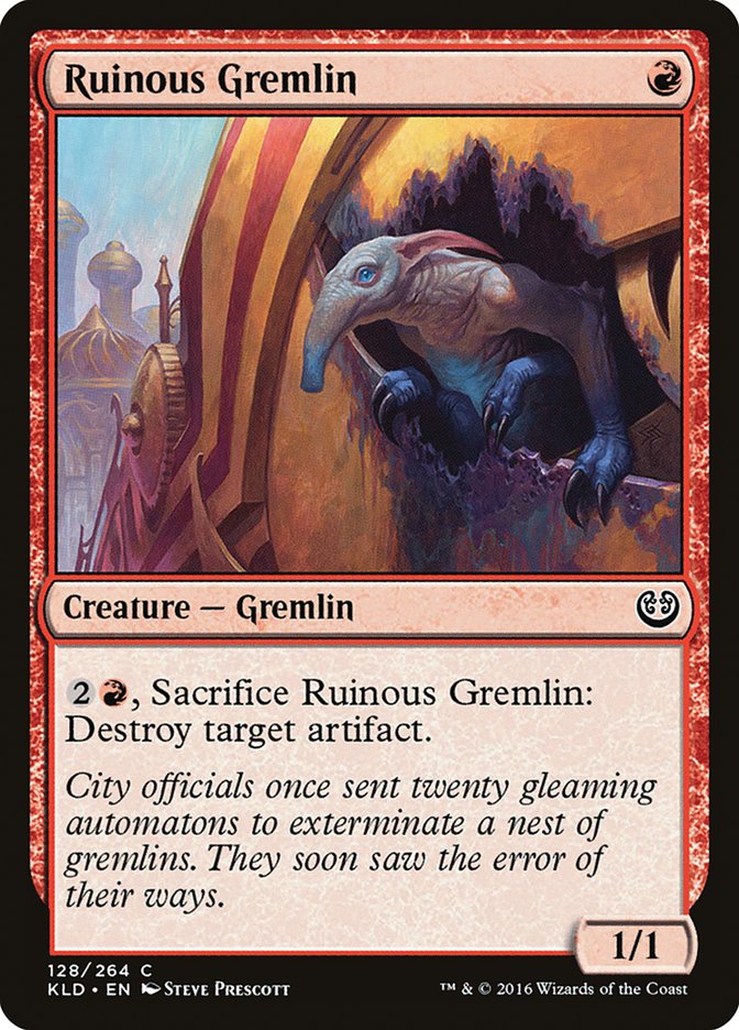 Ruinous Gremlin [Kaladesh] | The Time Vault CA