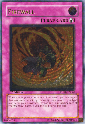 Firewall [FOTB-EN060] Ultimate Rare | The Time Vault CA