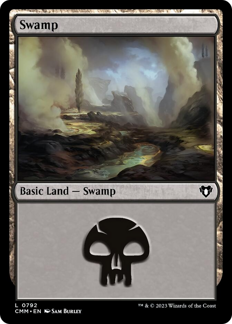 Swamp (792) [Commander Masters] | The Time Vault CA