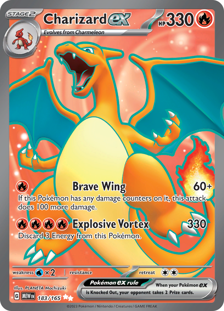 Charizard ex (183/165) [Scarlet & Violet 151] | The Time Vault CA