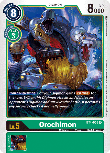 Orochimon [BT4-058] [Great Legend] | The Time Vault CA