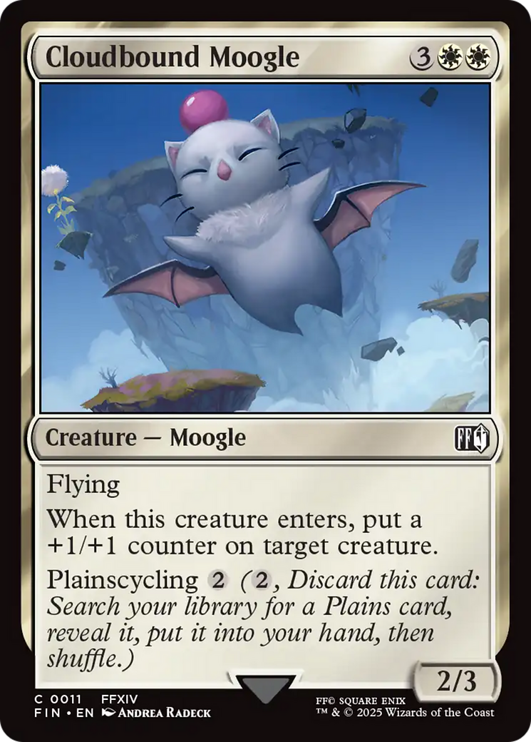 Cloudbound Moogle [FINAL FANTASY] | The Time Vault CA