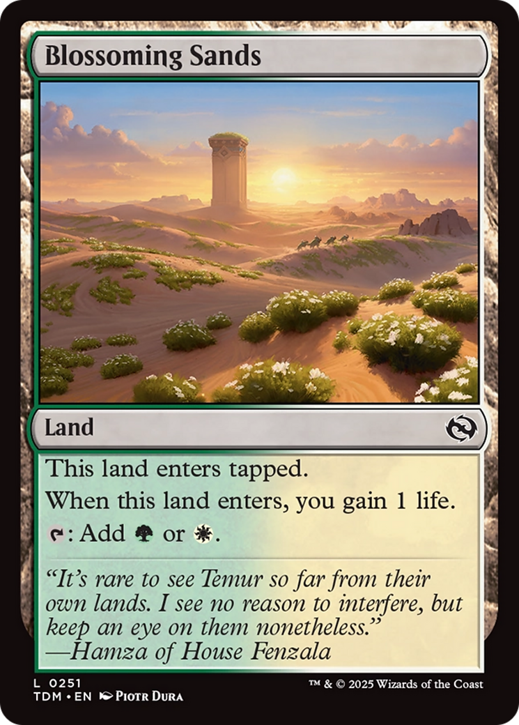 Blossoming Sands [Tarkir: Dragonstorm] | The Time Vault CA