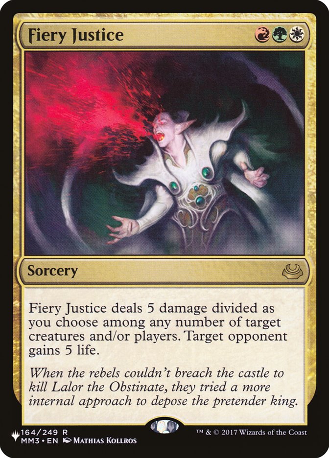 Fiery Justice [The List] | The Time Vault CA