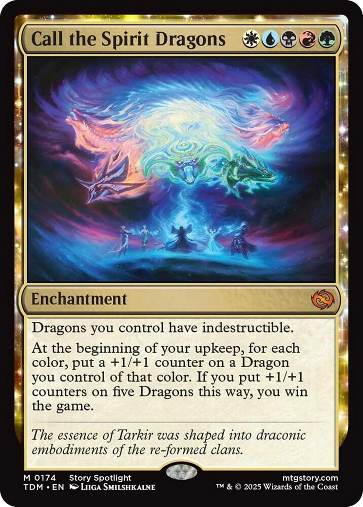 Call the Spirit Dragons [Tarkir: Dragonstorm] | The Time Vault CA