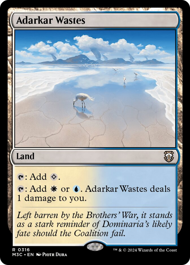 Adarkar Wastes [Modern Horizons 3 Commander] | The Time Vault CA