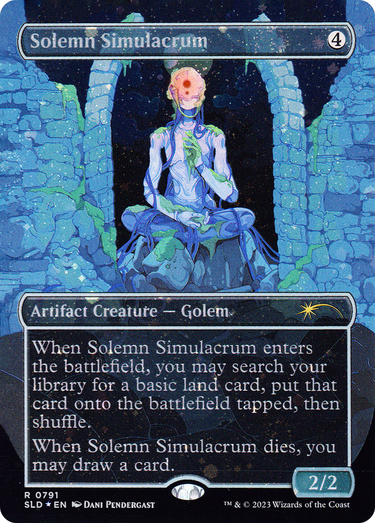 Solemn Simulacrum (1725) (Rainbow Foil) [Secret Lair Drop Series] | The Time Vault CA