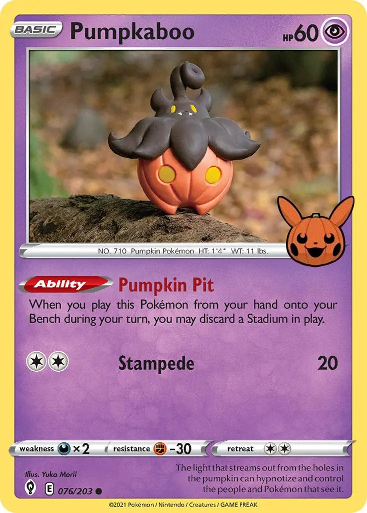 Pumpkaboo (076/203) [Trick or Trade] | The Time Vault CA