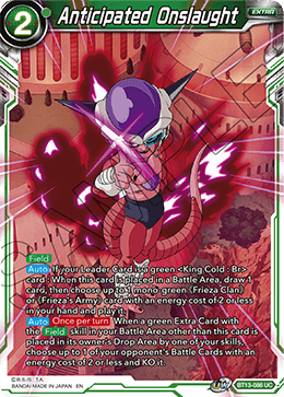 Anticipated Onslaught (Uncommon) (BT13-086) [Supreme Rivalry] | The Time Vault CA