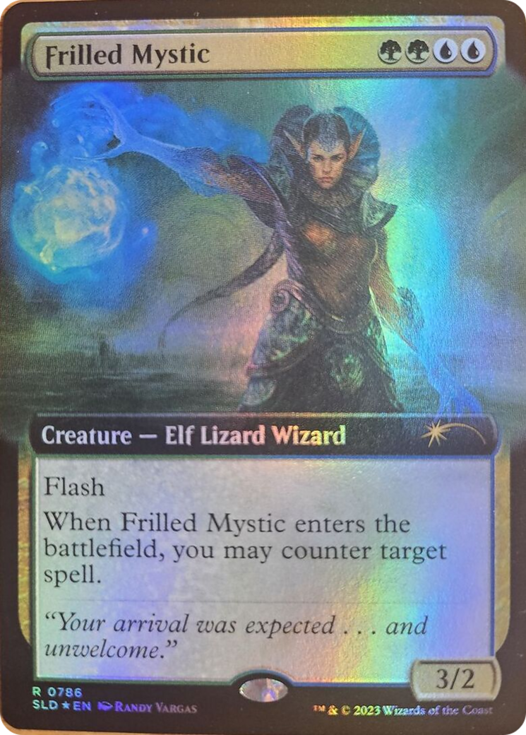 Frilled Mystic (Extended Art) [Secret Lair Drop Series] | The Time Vault CA