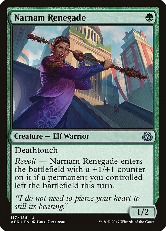 Narnam Renegade [Aether Revolt] | The Time Vault CA