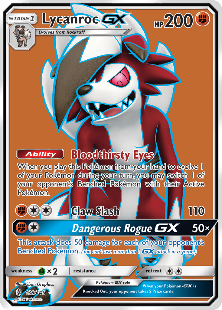 Lycanroc GX (138/145) [Sun & Moon: Guardians Rising] | The Time Vault CA