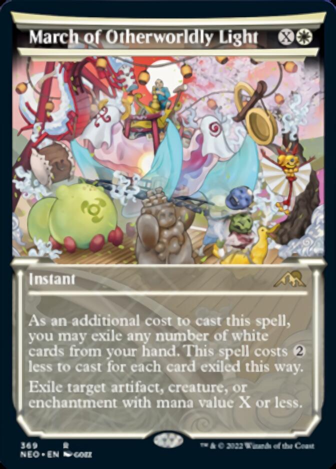 March of Otherworldly Light (Showcase Soft Glow) [Kamigawa: Neon Dynasty] | The Time Vault CA