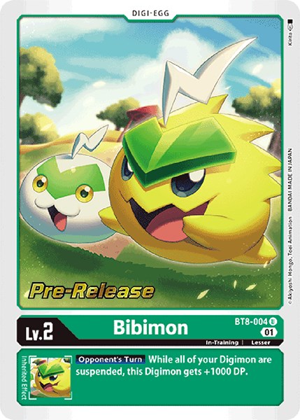 Bibimon [BT8-004] [New Awakening Pre-Release Cards] | The Time Vault CA