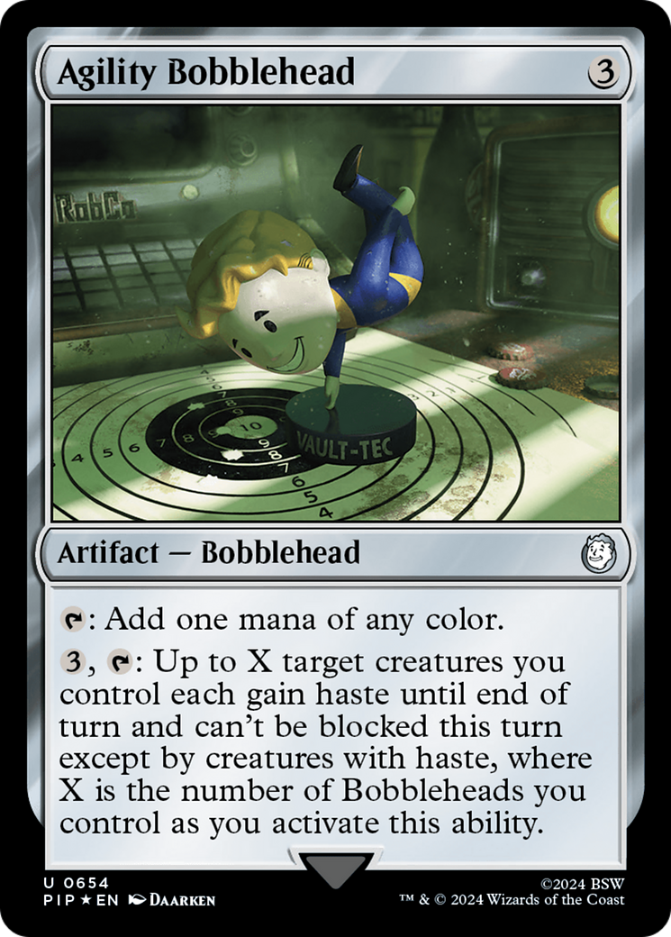 Agility Bobblehead (Surge Foil) [Fallout] | The Time Vault CA