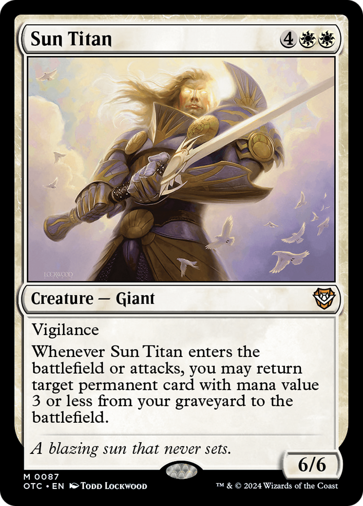 Sun Titan [Outlaws of Thunder Junction Commander] | The Time Vault CA