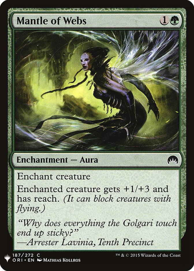 Mantle of Webs [Mystery Booster] | The Time Vault CA