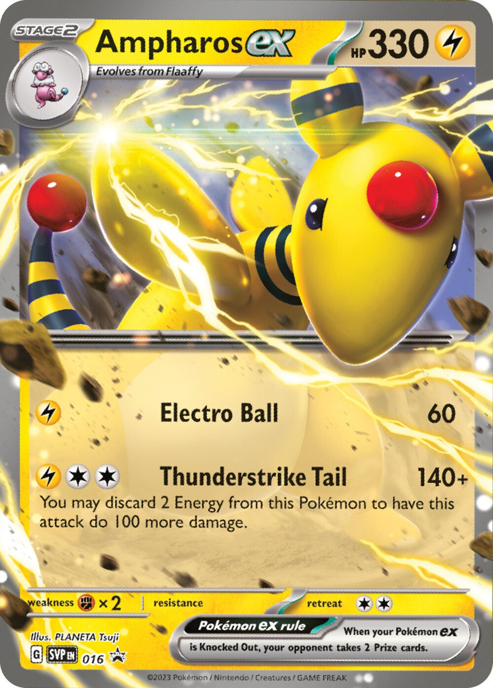 Ampharos ex (016) [Scarlet & Violet: Black Star Promos] | The Time Vault CA